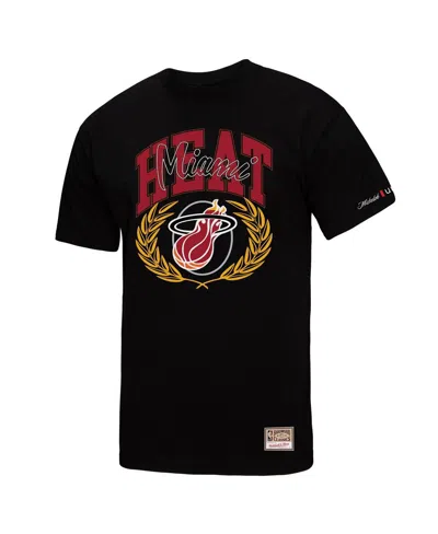 Mitchell & Ness Men's Black Miami Heat Nba X Michelob Ultra Rewind Ii T-shirt