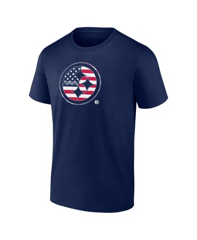 Fanatics Men's Navy Pittsburgh Steelers Big Tall Americana T-shirt