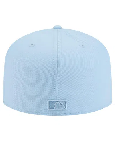 New Era Men's Light Blue Houston Astros Color Pack A-frame 59fifty Fitted Hat