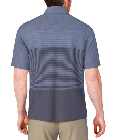 Pga Tour Men's Distressed Stripes Polo Shirt