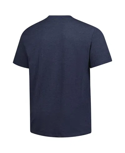 Fanatics Men's Navy Michigan Wolverines Big Tall Distressed Vintage Logo T-shirt