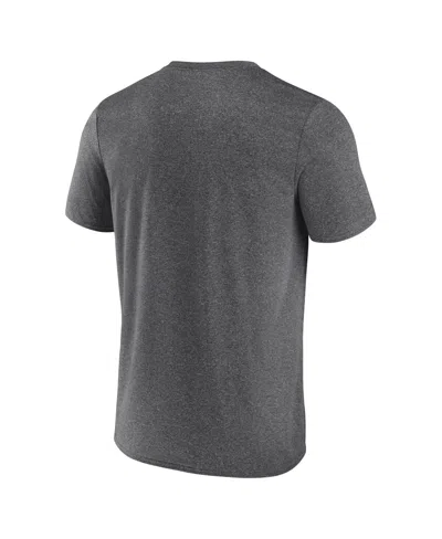 Fanatics Men's Heather Charcoal San Antonio Spurs Iconic Overtime T-shirt
