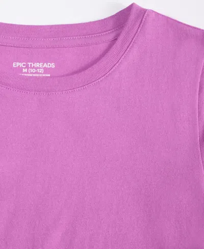 Epic Threads Little & Big Girls Core Plus T-shirt, Exclusively At Macy's In Pink