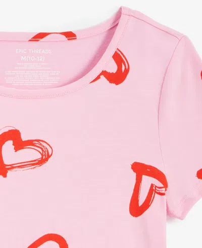 Epic Threads Little & Big Girls Heart-print Skater Dress, Exclusively At Macy's