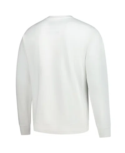 Mitchell & Ness X Bud Men's Light White Cleveland Browns The Crest Pullover Sweatshirt