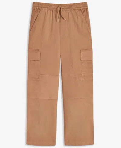 Epic Threads Little & Big Boys Durable Twill Cargo Pants, Exclusively At Macy's In Neutral