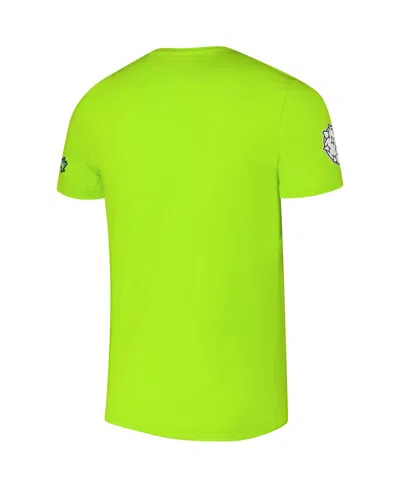 Freeze Max Men's Neon Green Rick And Morty Mr. Nimbus T-shirt
