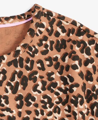 Epic Threads Little & Big Girls Leopard-print Peplum Top, Exclusively At Macy's