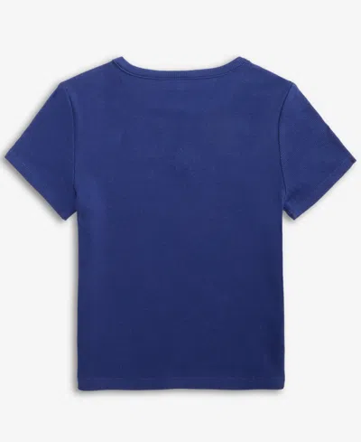 Epic Threads Little & Big Girls Butterfly Embroidered Ribbed T-shirt, Exclusively At Macy's