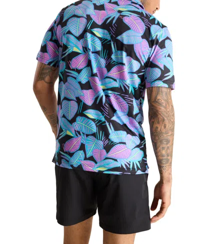 Chubbies Men's The Fluorescent Funk Classic-fit Printed Performance Polo Shirt In Multi