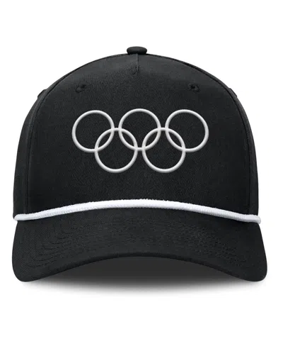 Fanatics Men's Black Olympic Games Podium A-frame Adjustable Hat