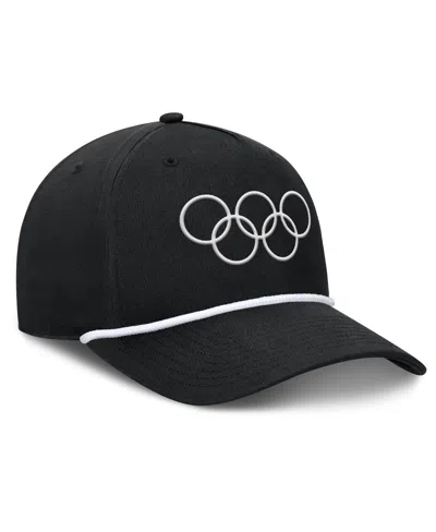 Fanatics Men's Black Olympic Games Podium A-frame Adjustable Hat