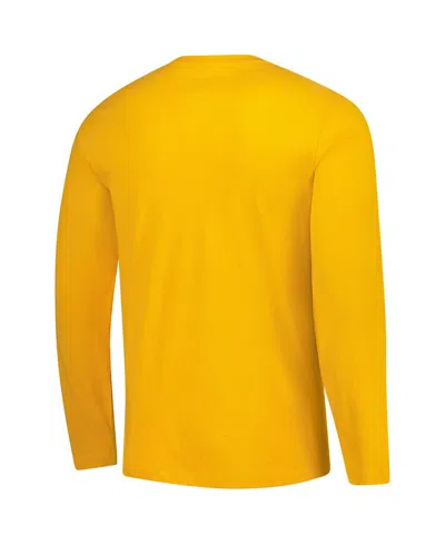 Fanatics Men's Gold Green Bay Packers Long Sleeve T-shirt In Yellow