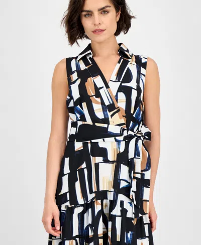 Tahari Asl Women's Printed Shirtdress