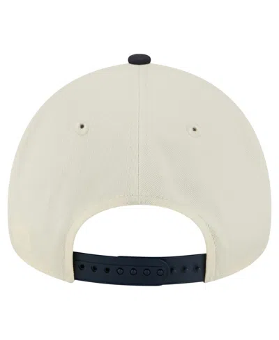 New Era Men's Cream Milwaukee Brewers Speckle A-frame 9forty Adjustable Hat