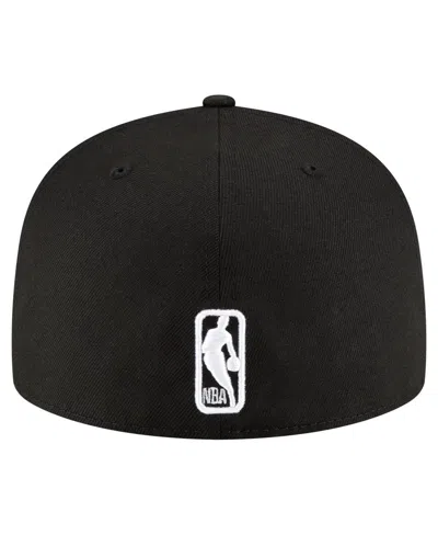 New Era Men's Black Brooklyn Nets 59fifty Fitted Hat