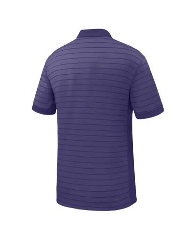 Nike Men's Purple Tcu Horned Frogs 2025 Early Season Coaches Sideline Victory Stripe Performance Polo Shi