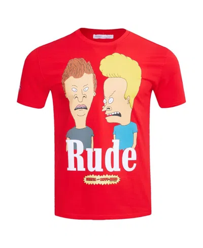 Freeze Max Men's And Women's Red Beavis And Head Rude T-shirt