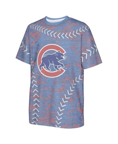 Outerstuff Big Boys And Girls Royal Chicago Cubs Slide Score Bold T-shirt In Multi