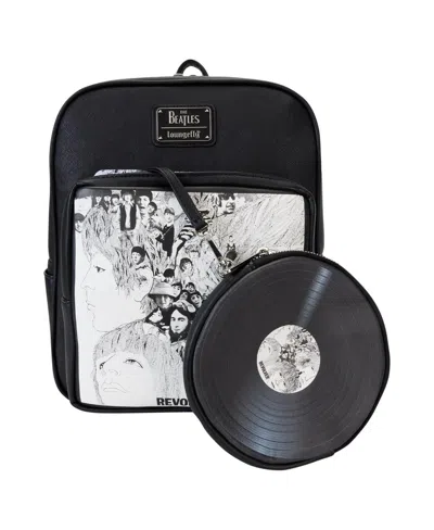 Loungefly The Beatles Revolver Album With Record Pouch Mini Backpack
