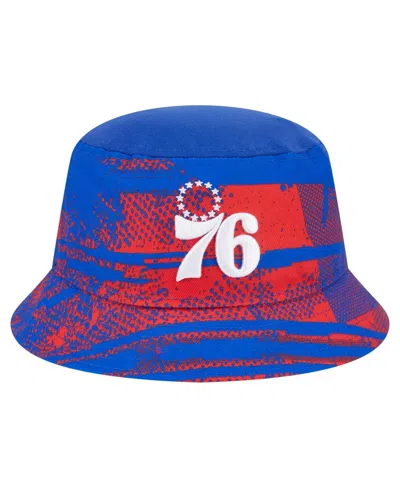 New Era Men's Royal/red Philadelphia 76ers Tip-off Bucket Hat