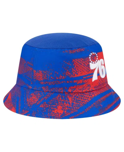 New Era Men's Royal/red Philadelphia 76ers Tip-off Bucket Hat