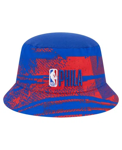 New Era Men's Royal/red Philadelphia 76ers Tip-off Bucket Hat
