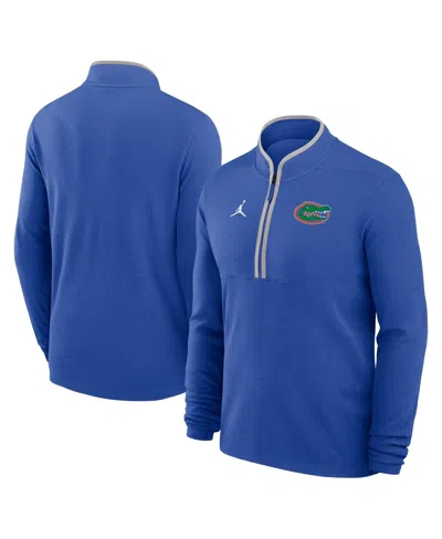 Jordan Men's Royal Florida Gators Victory Performance Half-zip Top In Blue