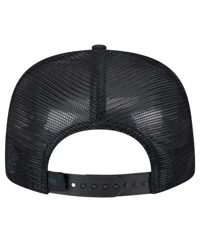 New Era Men's Black Toronto Blue Jays Score Check 9fifty A-frame Trucker Snapback Hat