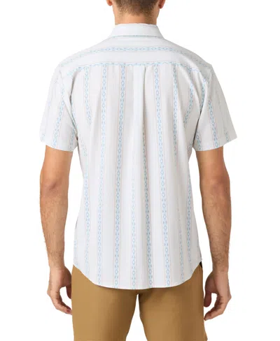 O'neill Men's Traveler Upf Traverse Short Sleeve Standard Shirt In White