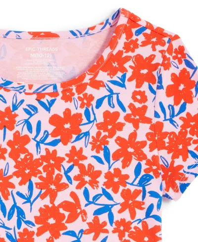 Epic Threads Little & Big Girls Floral-print Skater Dress, Exclusively At Macy's