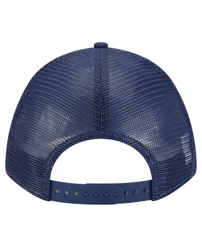 New Era Men's Light Blue/navy Los Angeles Angels 2-tone Color Pack 9forty M-crown A-frame Adjustable Hat