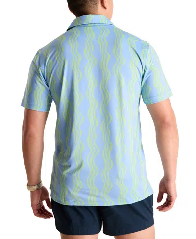 Chubbies Men's The Wavy Daze Performance Polo Shirt