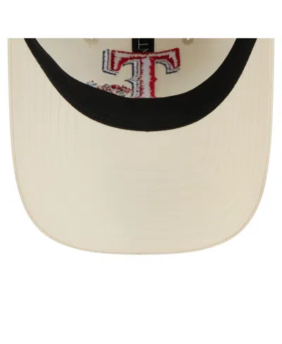 New Era Women's Cream Texas Rangers Floral 9twenty Adjustable Hat
