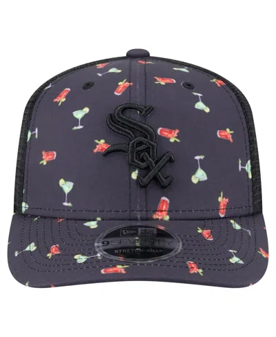 New Era Men's Navy Chicago White Sox Adventure Drinks Pattern 9seventy Stretch-snap Hat