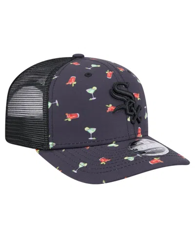 New Era Men's Navy Chicago White Sox Adventure Drinks Pattern 9seventy Stretch-snap Hat