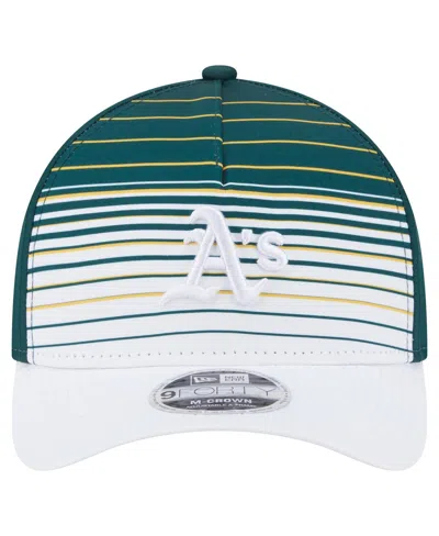 New Era Men's Green Athletics Gradient 9forty M-crown Adjustable Hat