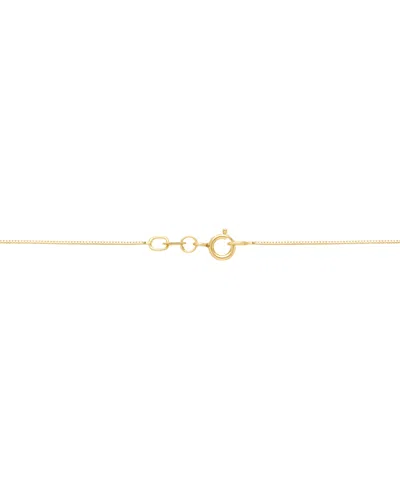 Macy's Polished Rose Three Dimensional 18" Pendant Necklace In 14k Gold
