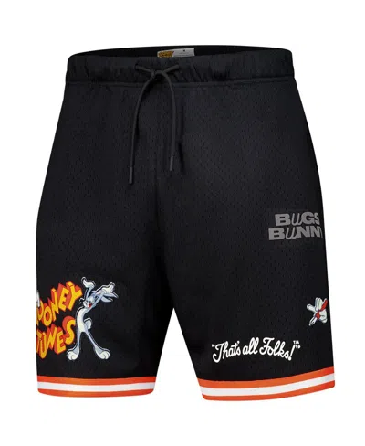 Freeze Max Men's Bugs Bunny Black Looney Tunes Mesh Shorts In Black