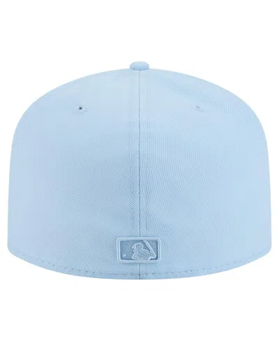 New Era Men's Light Blue Colorado Rockies Color Pack A-frame 59fifty Fitted Hat