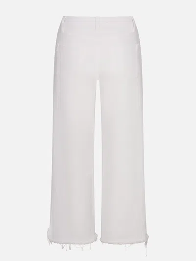 Frame Le Slim Palazzo Crop Jeans In Animal Print