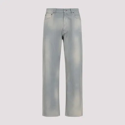 Prada Corduroy Mid-waist Straight Hem Trousers In Gray