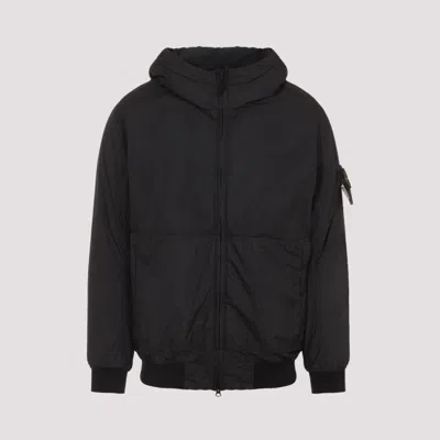 Stone Island Crinkle Reps Ny Jacket In Black