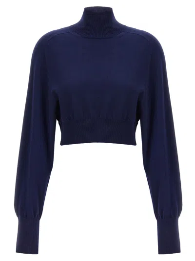 Sportmax Ululato Sweaters And Cardigans Blue