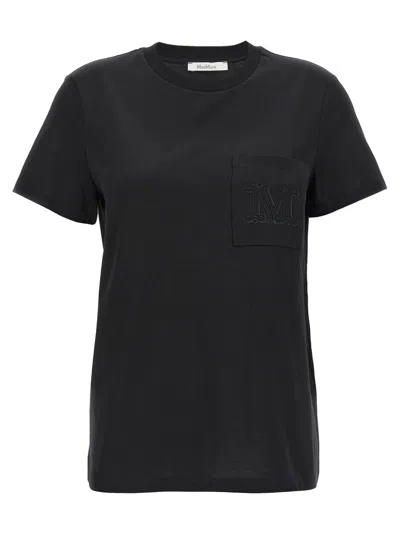 Max Mara Short-sleeved T-shirt With Embroidered Logo