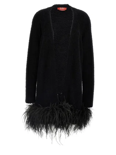 Max Mara Pireo Sweaters And Cardigans Black In Black