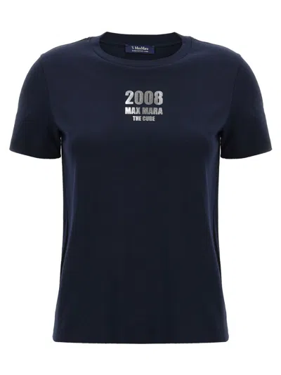 Max Mara Short-sleeved T-shirt In Blue