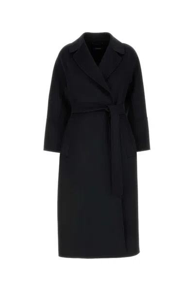 Max Mara Black Elisa Trench Coat