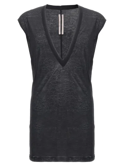 Rick Owens Dylan V Neck Cotton T-shirt