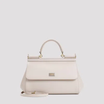 Dolce & Gabbana Light Pink Carne Miss Sicily Satchel Bag